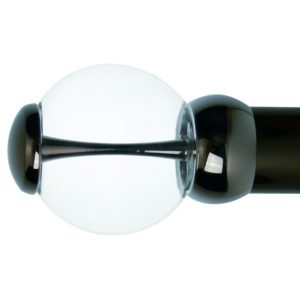 Oslo 50mm Ball Finial with Curved Tie