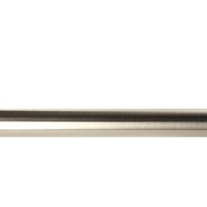 20mm Rod, Solid Brass, Satin Nickel