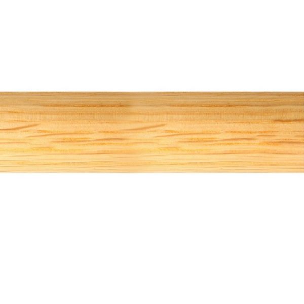28mm Pole, Wood, White Oak, Natural Oil