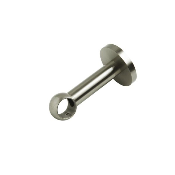 20mm Bracket-Ceiling Passing, Solid Brass, Satin Nickel, 40mm to Ceiling