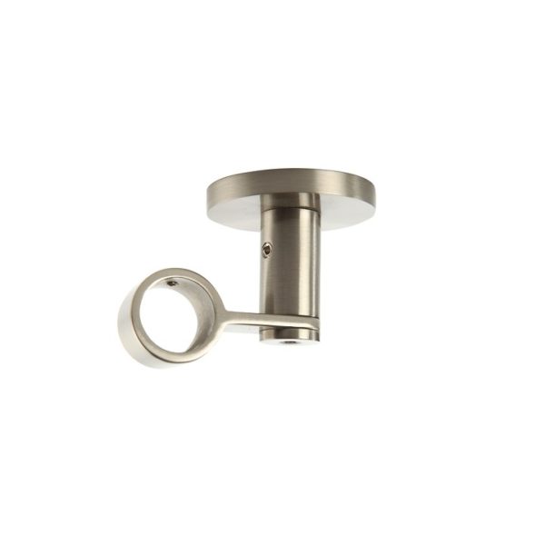 20mm Bracket-Ceiling, Solid Brass, Satin Nickel, 40mm to Ceiling
