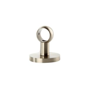 20mm Bracket-Ceiling End, Solid Brass, Satin Nickel, 40mm to Ceiling