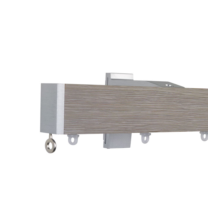 Icon M51 40 x 25 mm Aluminum Wood Facial Pole Set Single Backet for 6 cm Wave Curtains Textured Scholar Patent number: EP2514345